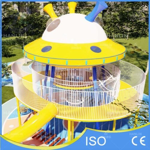 Flying Saucer Roof and Upper Deck Play Area