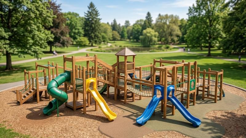 High Traffic Durable Playground Equipment