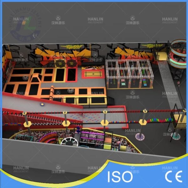 Indoor Trampoline Park and Ninja Course