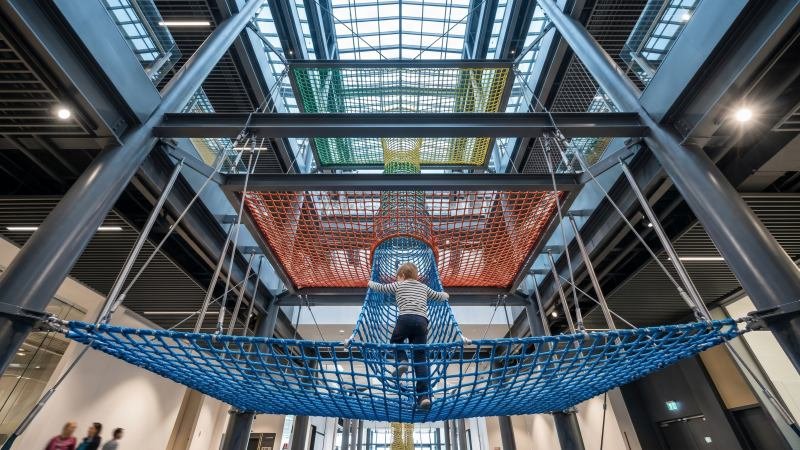 Indoor Vertical Playground Stacking Tiers