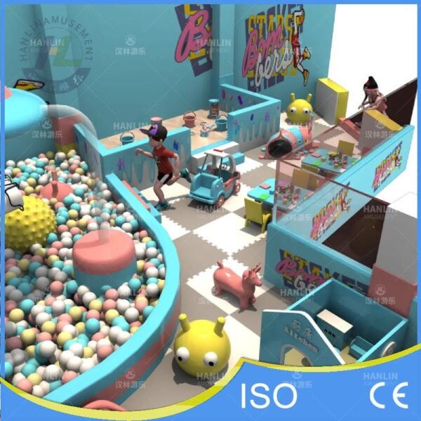 Kids Role Play Kitchen and Sandpit Area