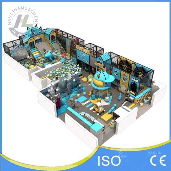 Large Cat and Ice Theme Play Center Overview Large Cat and Ice Theme Play Center Overview