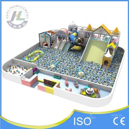 Large Pastel Castle Soft Play Center Overview Large Pastel Castle Soft Play Center Overview