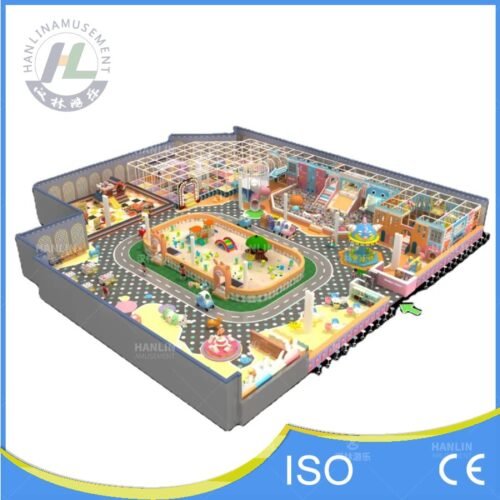 Large Pastel Town Mega Playground Overview Large Pastel Town Mega Playground Overview