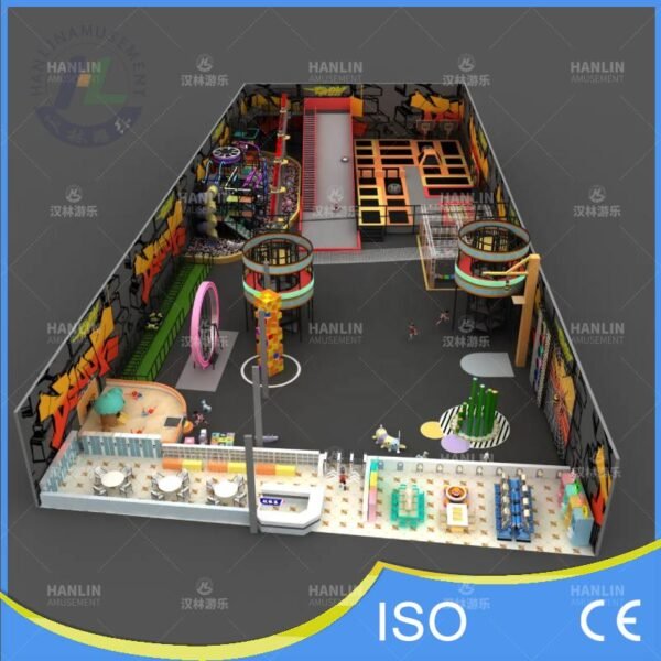 Mega Amusement Center Floor Plan Layout
