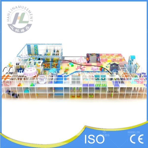 Multi Level Climbing Maze Back View Multi Level Climbing Maze Back View