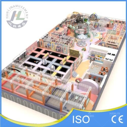 Pastel Mega Indoor Playground Overview