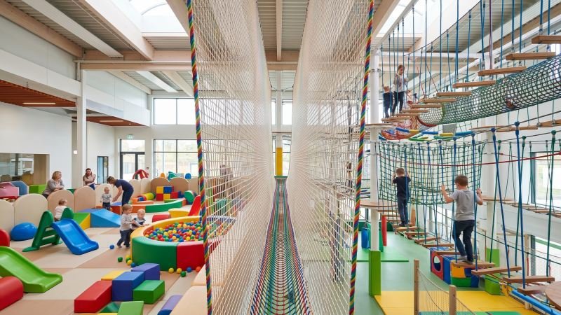 Play Center Age Zoning Net Barrier