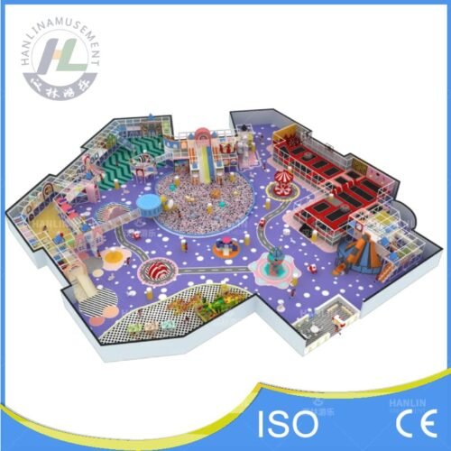 Purple Starry Sky Mega Play Center Overview Purple Starry Sky Mega Play Center Overview