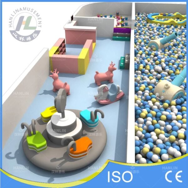 Toddler Activity Zone with Mini Carousel