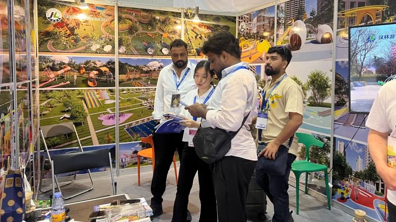 Consulting with international clients on custom playground designs