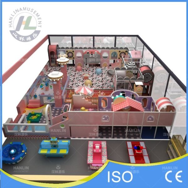 Mega Pink Indoor Playground Overview Mega Pink Indoor Playground Overview