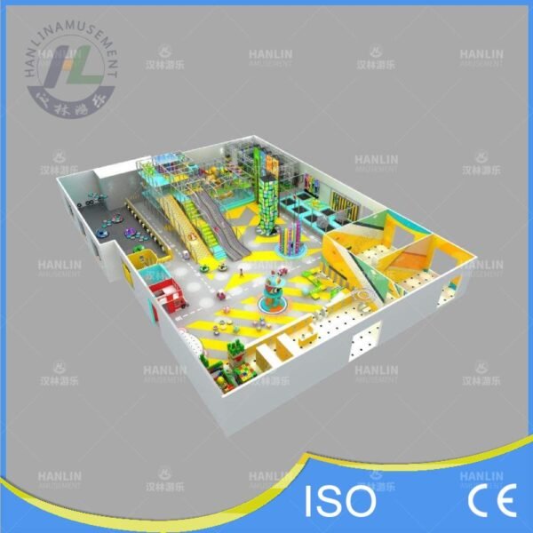 Mega Play Center Front Overview with Party Rooms Mega Play Center Front Overview with Party Rooms