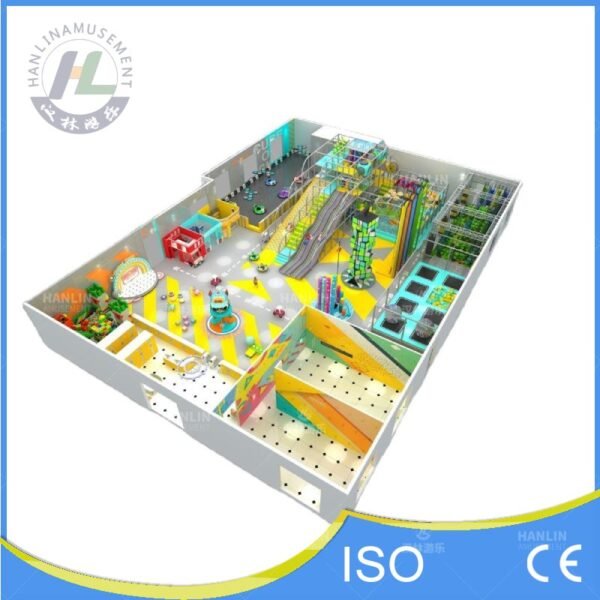 Modern Traffic Town Mega Playground Side View Modern Traffic Town Mega Playground Side View
