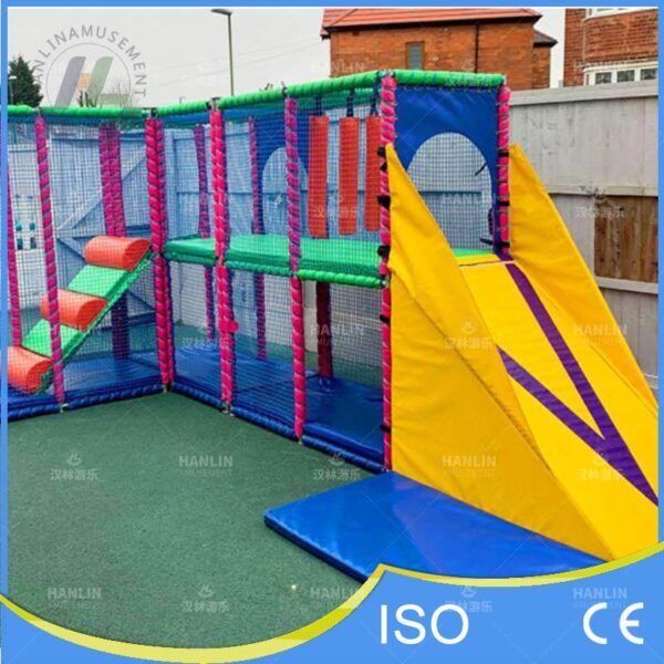 Modular Pastel Indoor Playground Setup