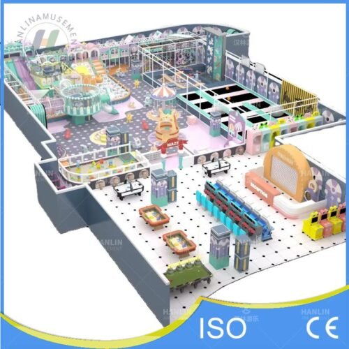 Pastel Magic Town Mega Playground Overview