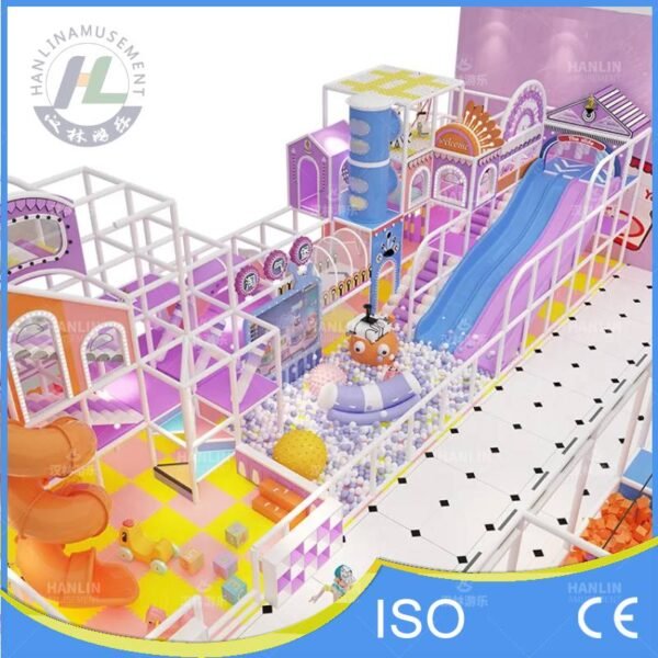 Pastel Trampoline Park and Foam Pit