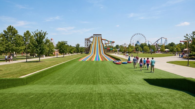 Rainbow Slide Long Braking Zone Layout