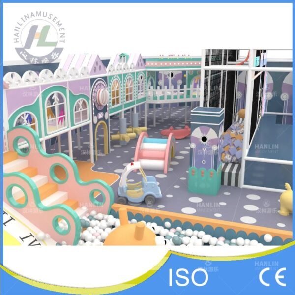 Role Play Town Facade and Toddler Ball Pit Role Play Town Facade and Toddler Ball Pit