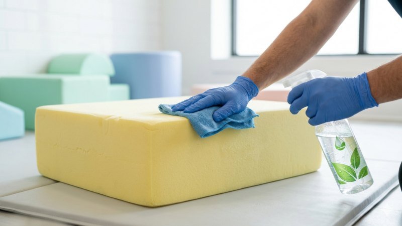Sanitizing Soft Playground Equipment