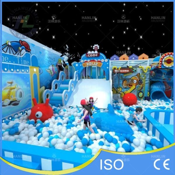 Submarine Ship Structure and Ball Pit
