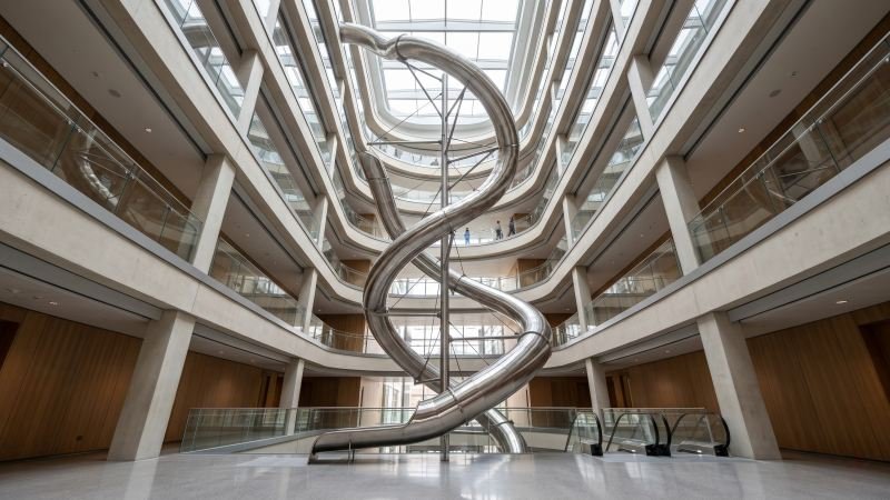 Vertical Space Utilization with Multi Story Atrium Slide