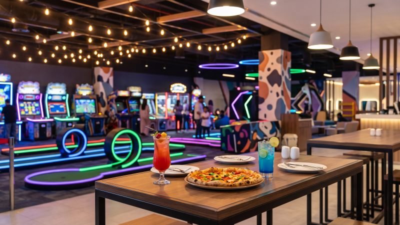Amusement Park Cafe Food and Arcade Games Bundle