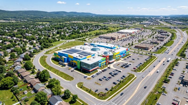 Commercial Entertainment Center Location View