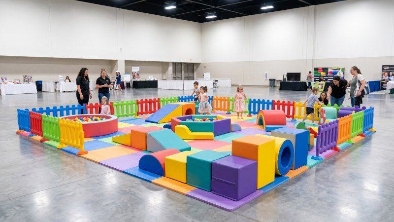 Commercial Portable Playground Event Setup