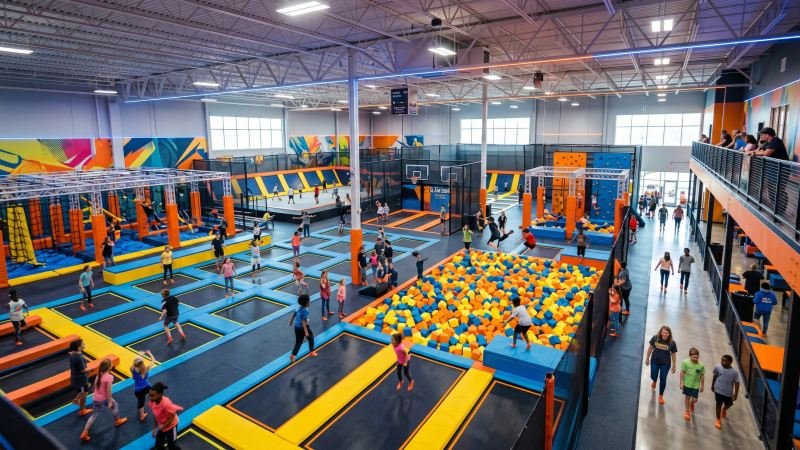Commercial Trampoline Park Equipment Investment