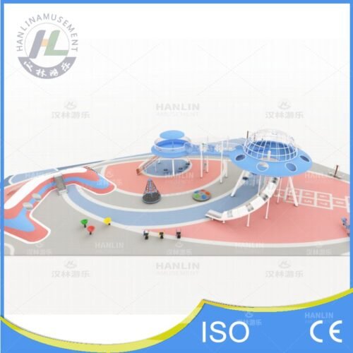 Custom Futuristic Flying Saucer Landmark Playground Custom Futuristic Flying Saucer Landmark Playground