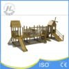 Eco-Friendly Wooden Playground with Slide and Bridge Eco-Friendly Wooden Playground with Slide and Bridge