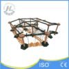Hexagonal High Rope Adventure Course Isometric View