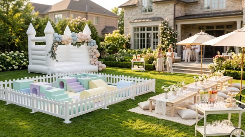 High End Backyard Private Party Soft Play Rental