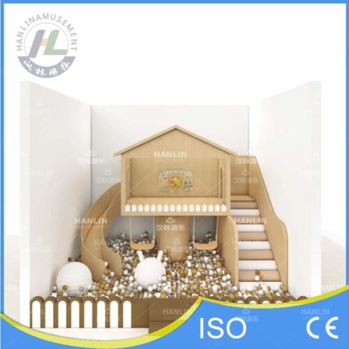 Minimalist Wooden Cabin Corner Soft Play Area Minimalist Wooden Cabin Corner Soft Play Area