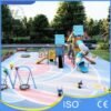 Pastel Community Playscape with Swing Set