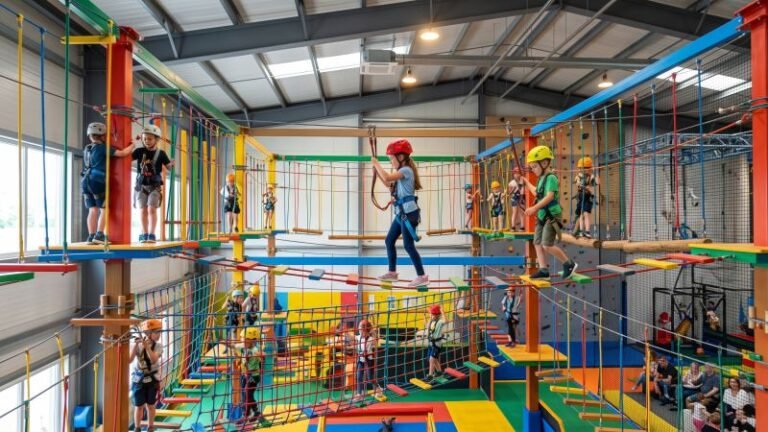 Professional Indoor Kids Rope Course Overview