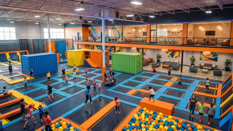 Profitable Trampoline Park Operations And Party Zone