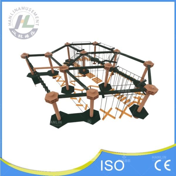 Suspended Obstacle Course Aerial Walkway