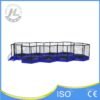 Commercial Enclosed Trampoline Arena Front Elevation
