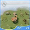 Comprehensive Waterfront Outdoor Theme Park Aerial View