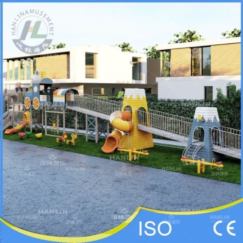 Custom Railway Train Station Outdoor Playground Custom Railway Train Station Outdoor Playground