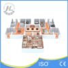 Expansive Indoor Family Entertainment Center Top View