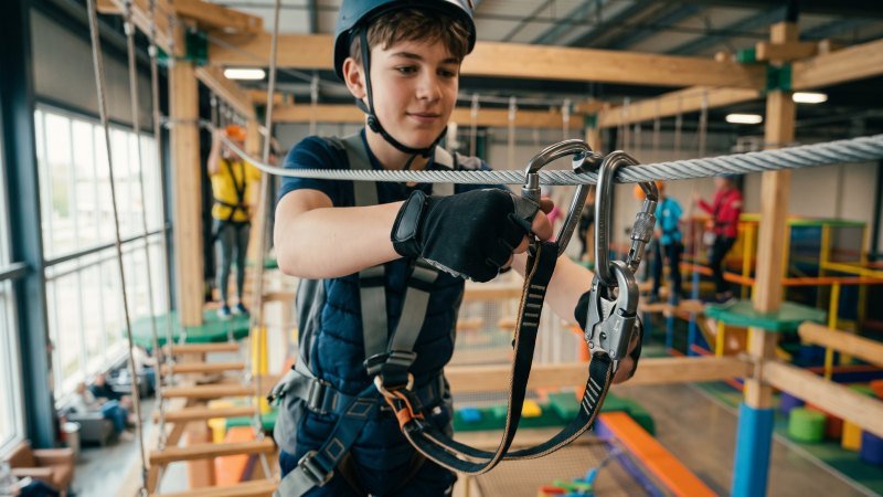 High Ropes Safety Harness Belay