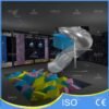 Spiral Metal Slide to Foam Pit Spiral Metal Slide to Foam Pit