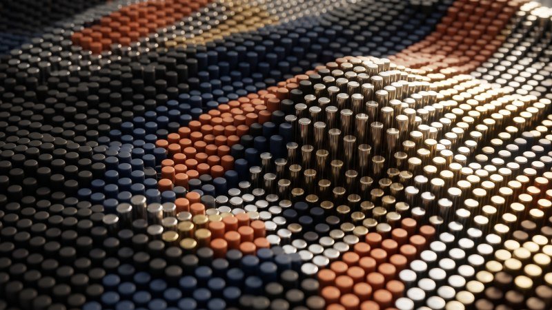 Visual and Tactile Experience of 3D Pin Walls