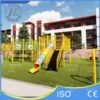 Yellow Mesh Elevated Walkway with Tube Slide