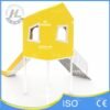 Yellow Modern Play Cabin Stainless Slide