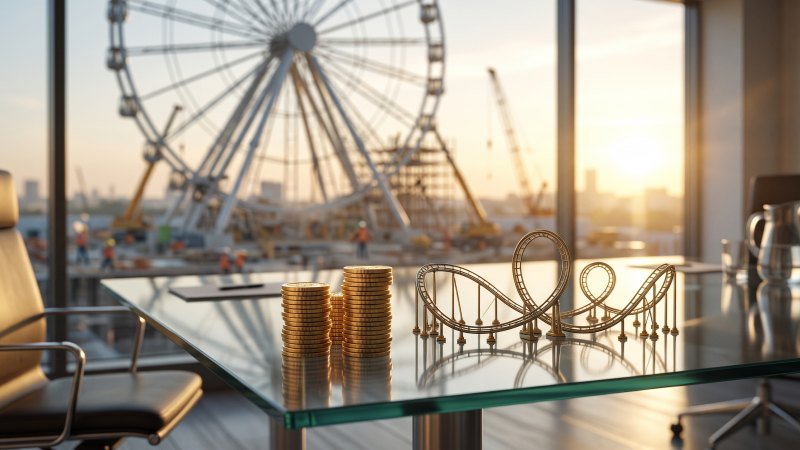 Amusement Park Investment and Funding Concept