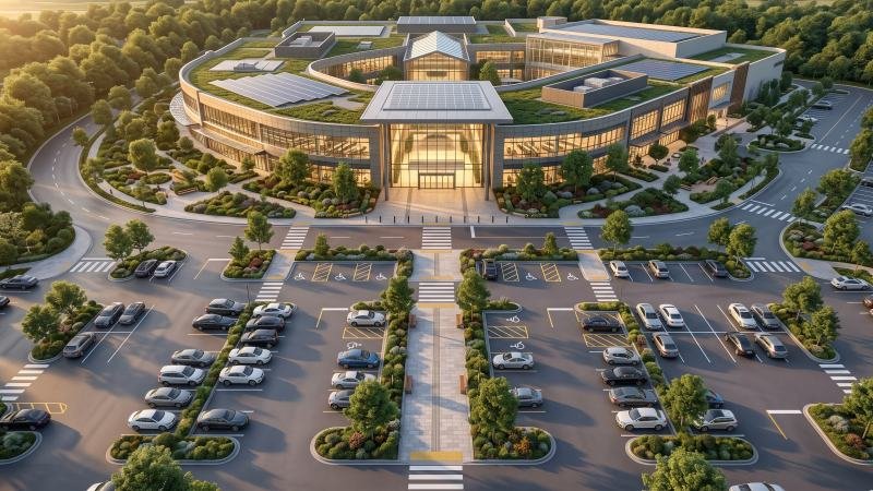 Commercial Real Estate Master Planning and Efficient Parking